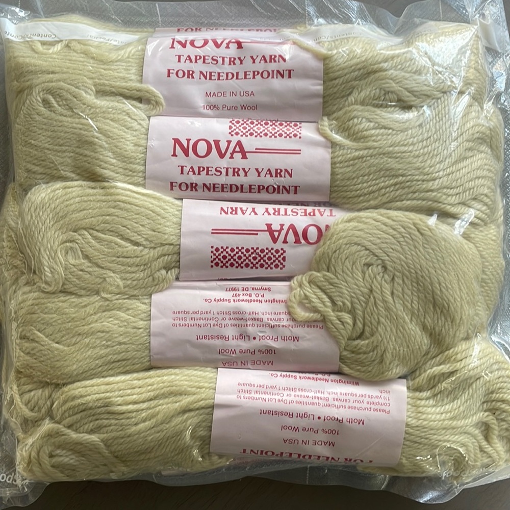 Wool Yarn Tapestry Yarn - 8 Skeins